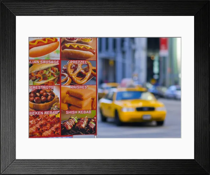 Framed Print : USA, New York, Manhattan, Midtown, 6th Avenue