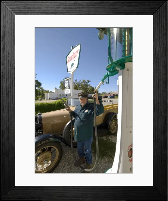 Framed Print : USA, Missouri, Route 66, Paris Springs, Gay Parita Gas Station Framed Print : USA, Missouri, Route 66, Paris Springs, Gay Parita Gas Station
