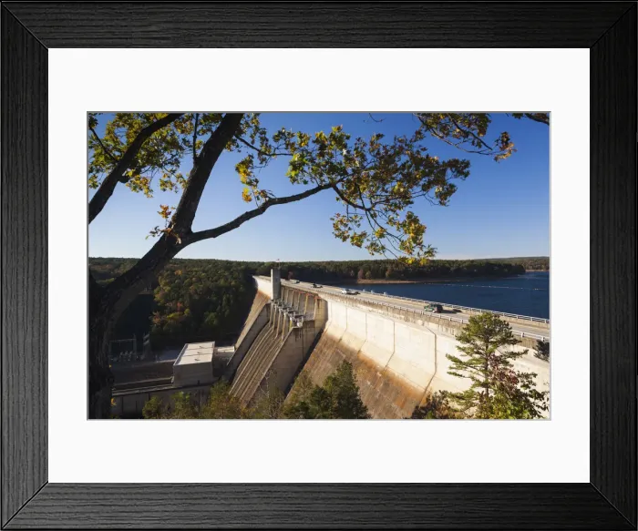 Framed Print : USA, Arkansas, Heber Springs, Greers Ferry Dam and Lake Framed Print : USA, Arkansas, Heber Springs, Greers Ferry Dam and Lake