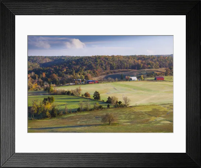 Framed Print : USA, Arkansas, War Eagle, Hobbs State Park Conservation Area, elevated view Framed Print : USA, Arkansas, War Eagle, Hobbs State Park Conservation Area, elevated view