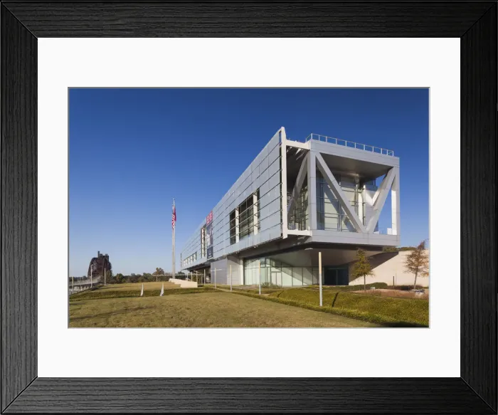 Framed Print : USA, Arkansas, Little Rock, William J. Clinton Presidential Library and Museum Framed Print : USA, Arkansas, Little Rock, William J. Clinton Presidential Library and Museum