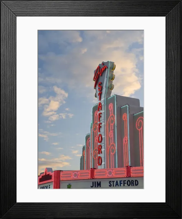 Framed Print : USA, Missouri, The Ozarks, Branson, Caravelle Theater
