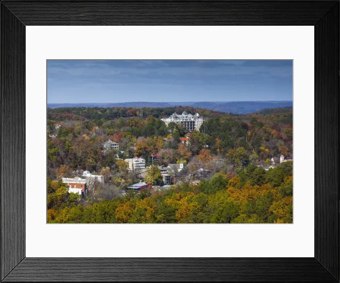 Framed Print : USA, Arkansas, Eureka Springs, Crescent Spring Hotel, elevated view Framed Print : USA, Arkansas, Eureka Springs, Crescent Spring Hotel, elevated view
