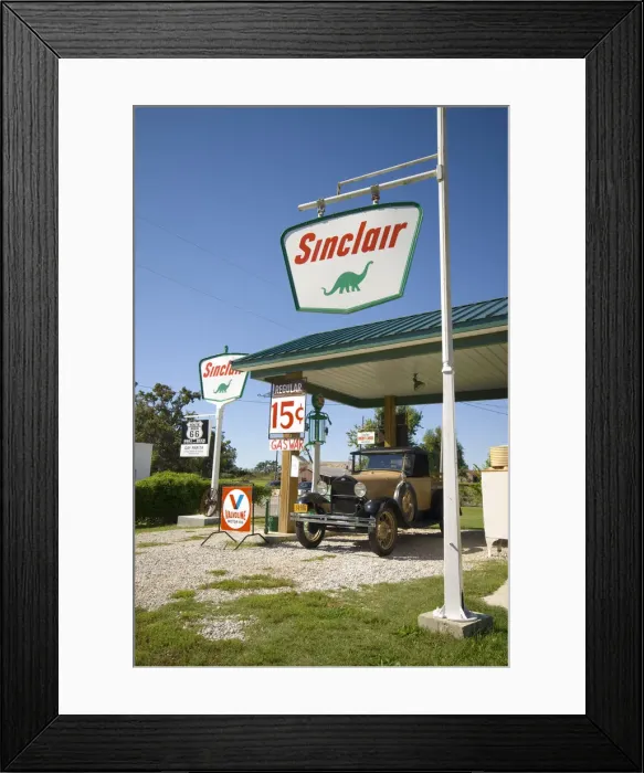 Framed Print : USA, Missouri, Route 66, Paris Springs, Gay Parita Gas Station Framed Print : USA, Missouri, Route 66, Paris Springs, Gay Parita Gas Station