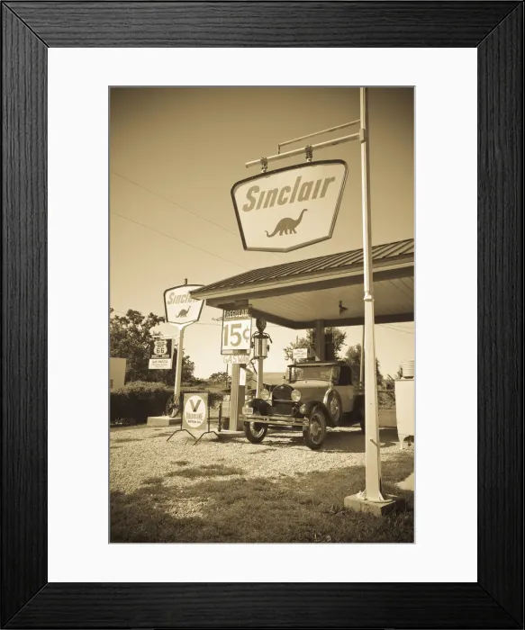 Framed Print : USA, Missouri, Route 66, Paris Springs, Gay Parita Gas Station Framed Print : USA, Missouri, Route 66, Paris Springs, Gay Parita Gas Station