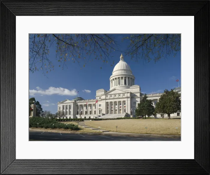 Framed Print : Arkansas, Little Rock, State Capitol Framed Print : Arkansas, Little Rock, State Capitol