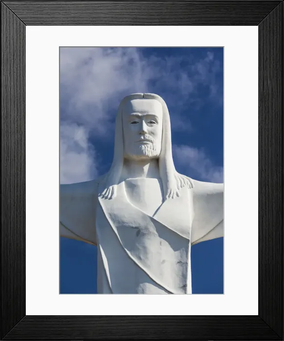 Framed Print : USA, Arkansas, Eureka Springs, statue of Christ of the Ozarks