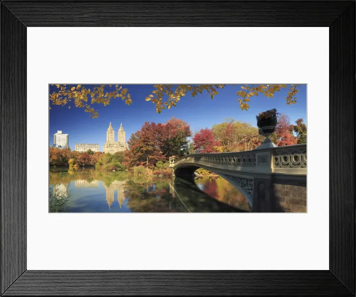 Framed Print : USA, New York City, Manhattan, Central Park, Bow Bridge Framed Print : USA, New York City, Manhattan, Central Park, Bow Bridge