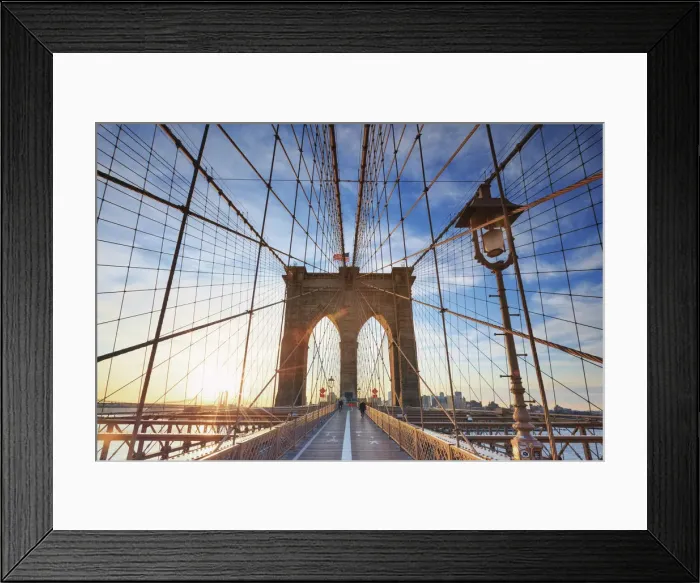 Framed Print : USA, New York, New York City, Brooklyn Bridge Framed Print : USA, New York, New York City, Brooklyn Bridge