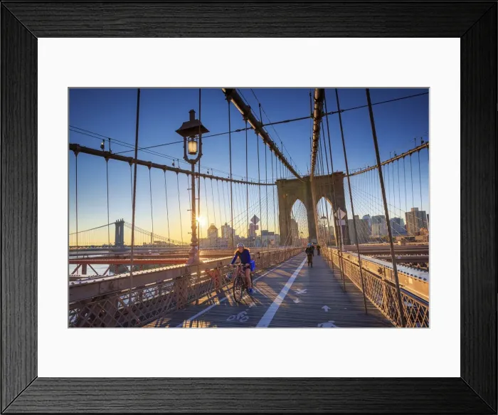 Framed Print : USA, New York, New York City, Brooklyn Bridge Framed Print : USA, New York, New York City, Brooklyn Bridge