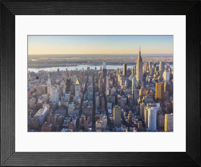 Framed Print : Empire State Building and Midtown Manhattan, New York City, New York, USA Framed Print : Empire State Building and Midtown Manhattan, New York City, New York, USA