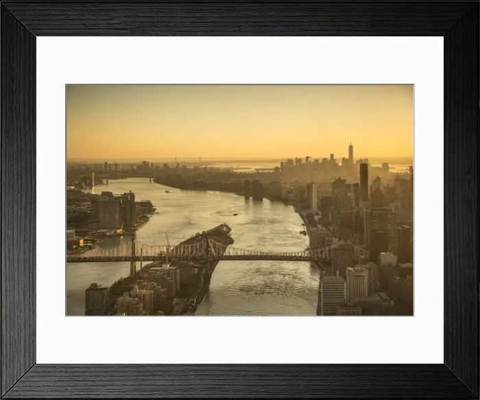 Framed Print : East River and Queensboro Bridge, Manhattan, New York City, New York, USA Framed Print : East River and Queensboro Bridge, Manhattan, New York City, New York, USA
