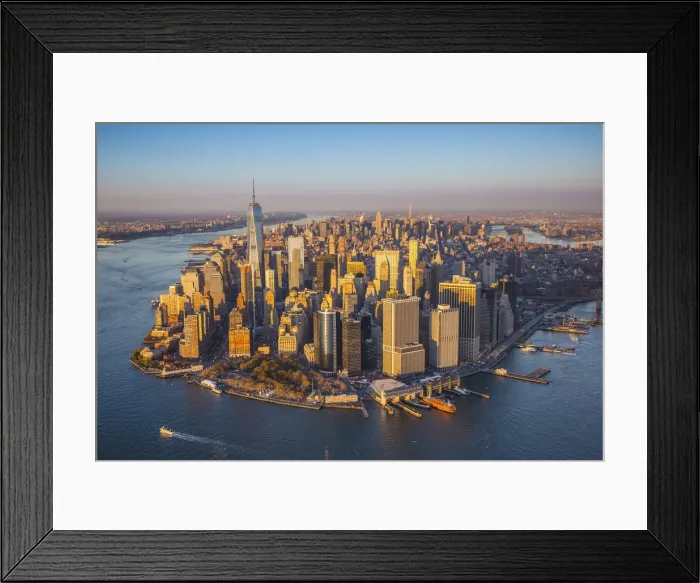 Framed Print : One World Trade Center and Lower Manhattan, New York City, New York, USA Framed Print : One World Trade Center and Lower Manhattan, New York City, New York, USA