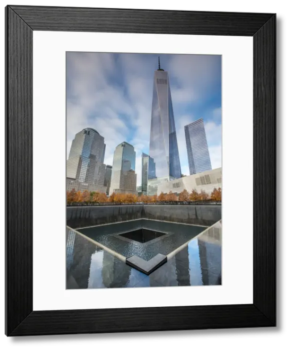 Framed Print : 911 Memorial, Ground Zero, Lower Manhattan, New York City, New York, USA Framed Print : 911 Memorial, Ground Zero, Lower Manhattan, New York City, New York, USA