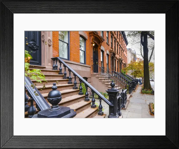 Framed Print : Greenwich Village, Manhattan, New York City, New York, USA Framed Print : Greenwich Village, Manhattan, New York City, New York, USA