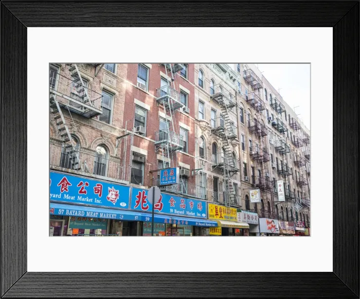 Framed Print : China Town, Lower Manhattan, New York City, New York, USA Framed Print : China Town, Lower Manhattan, New York City, New York, USA
