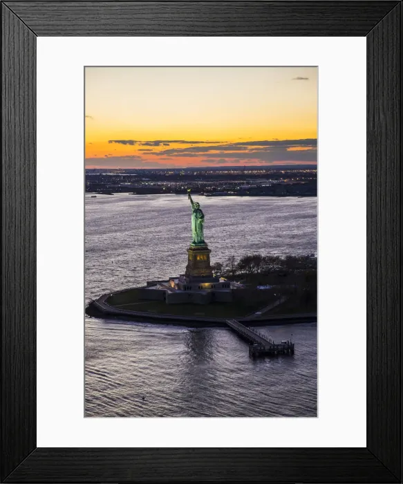 Framed Print : Statue of Liberty, Manhattan, New York City, New York, USA