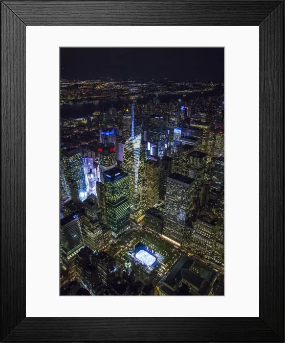 Framed Print : Ice rink at Bryant Park, Manhattan, New York City, New York, USA Framed Print : Ice rink at Bryant Park, Manhattan, New York City, New York, USA