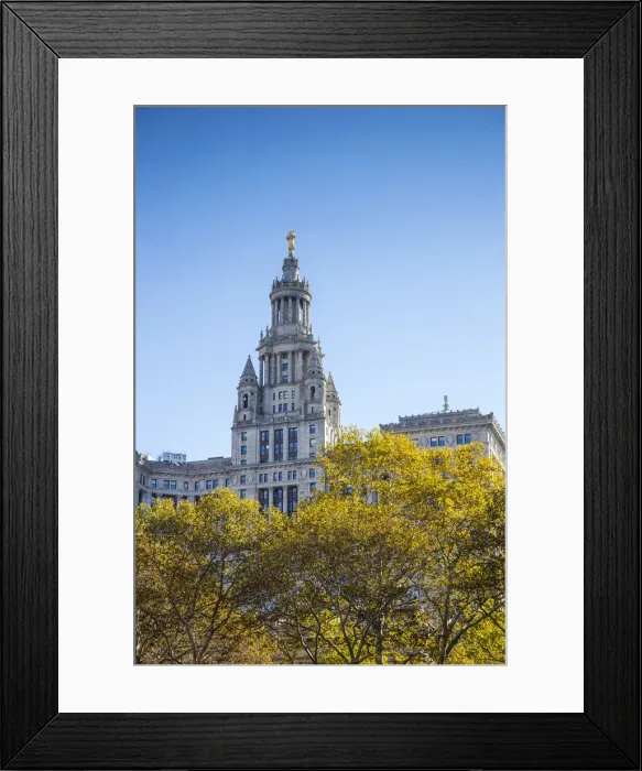 Framed Print : New York City Hall, Lower Manhattan / Downtown, Manhattan, New York City, New York, USA Framed Print : New York City Hall, Lower Manhattan / Downtown, Manhattan, New York City, New York, USA