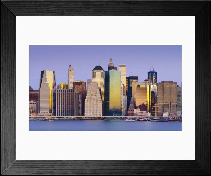 Framed Print : USA, New York, Manhattan, Lower Manhattan Framed Print : USA, New York, Manhattan, Lower Manhattan
