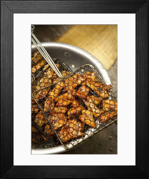 Framed Print : Preparing grilled pork as part of Bun Cha Street food, Old Quarter, Hanoi, Vietnam Framed Print : Preparing grilled pork as part of Bun Cha Street food, Old Quarter, Hanoi, Vietnam