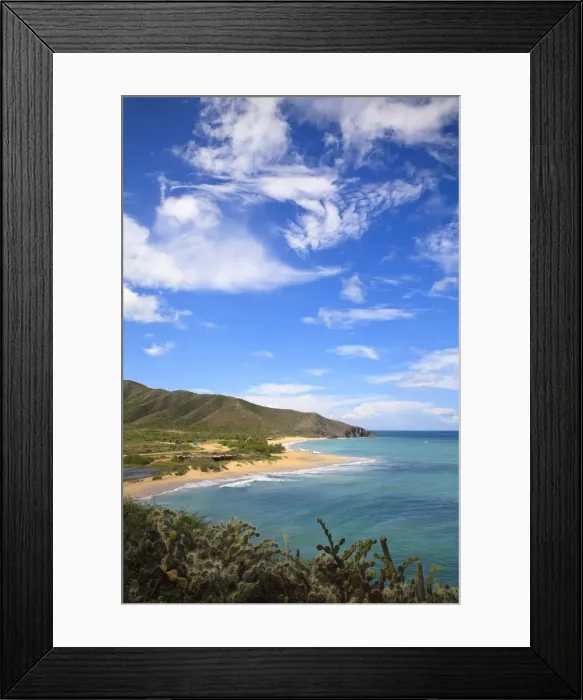 Framed Print : Venezuela, Nueva Esparta, Isla De Margarita - Margarita Island, Playa Caribe Framed Print : Venezuela, Nueva Esparta, Isla De Margarita - Margarita Island, Playa Caribe