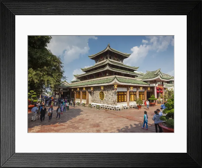 Framed Print : Vietnam, Mekong Delta, Sam Mountain, Tay An Pagoda, exterior Framed Print : Vietnam, Mekong Delta, Sam Mountain, Tay An Pagoda, exterior