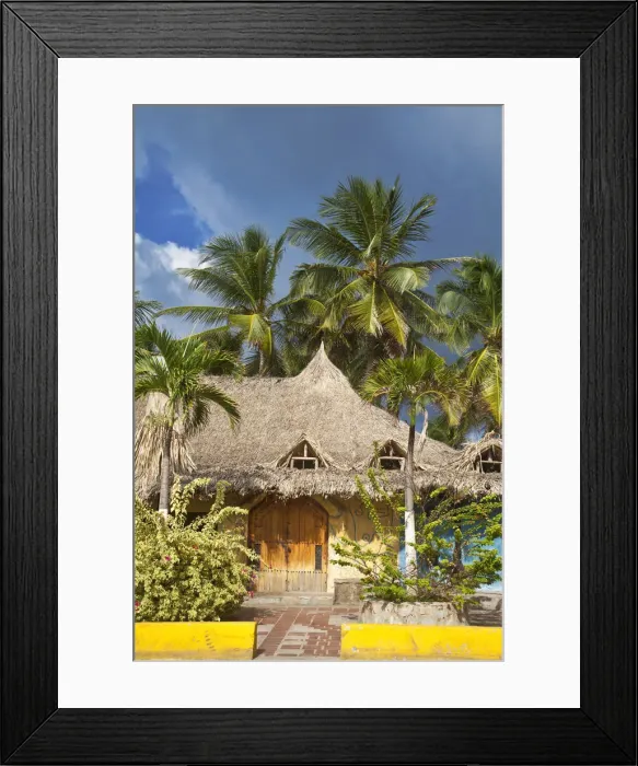 Framed Print : Venezuela, Nueva Esparta, Isla De Margarita - Margarita Island, Playa El Agua, Beach