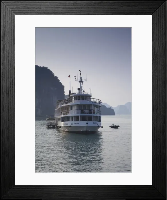Framed Print : Emeraude cruise boat, Halong Bay, Vietnam Framed Print : Emeraude cruise boat, Halong Bay, Vietnam