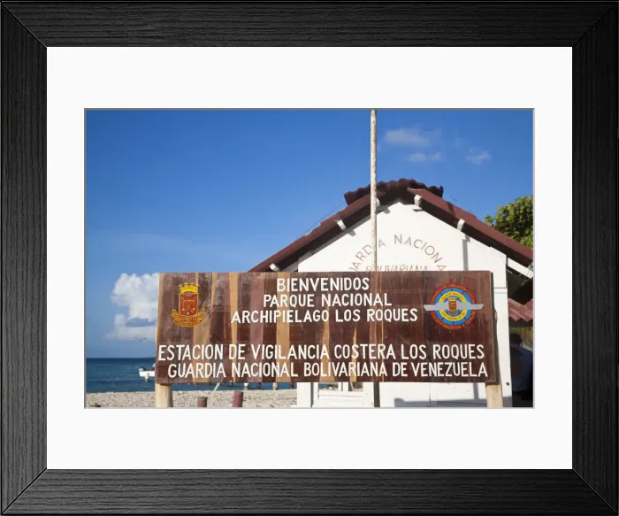 Framed Print : Venezuela, Archipelago Los Roques National Park, Gran Roque Framed Print : Venezuela, Archipelago Los Roques National Park, Gran Roque