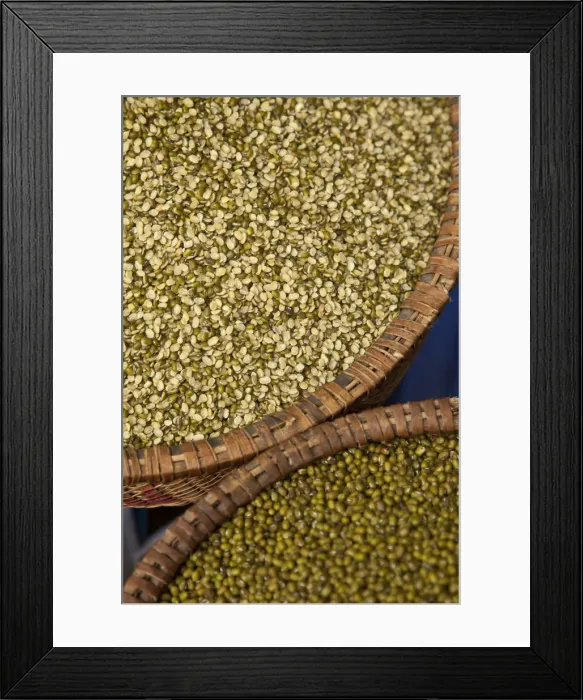Framed Print : Pulses for sale, Old Quarter, Hanoi, Vietnam