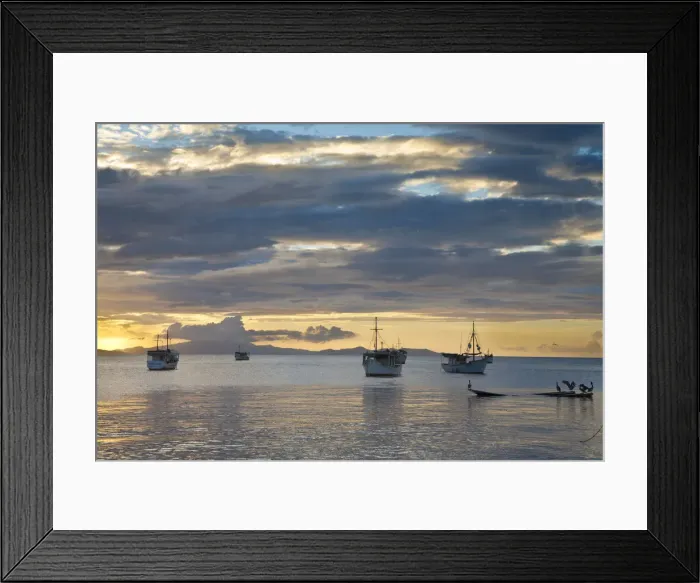 Framed Print : Venezuela, Nueva Esparta, Isla De Margarita - Margarita Island, Juangriego, Sunset Framed Print : Venezuela, Nueva Esparta, Isla De Margarita - Margarita Island, Juangriego, Sunset