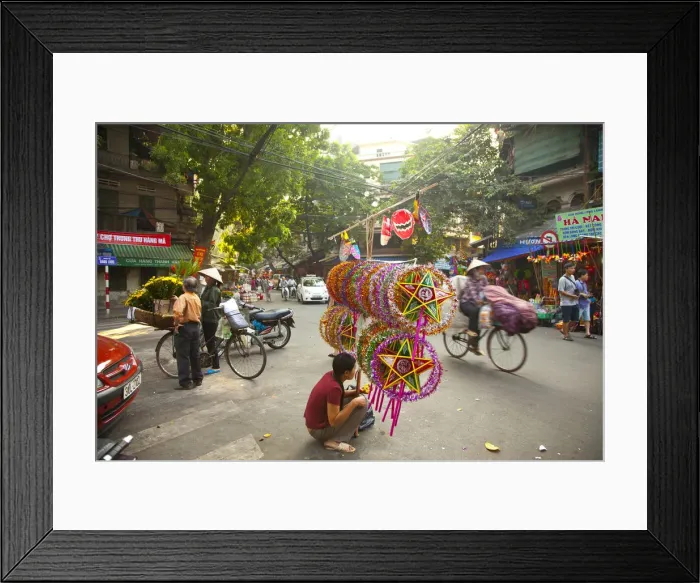 Framed Print : Woman selling decorations for the Mid Autumn moon festival, Old Quarter, Hanoi, Vietnam Framed Print : Woman selling decorations for the Mid Autumn moon festival, Old Quarter, Hanoi, Vietnam