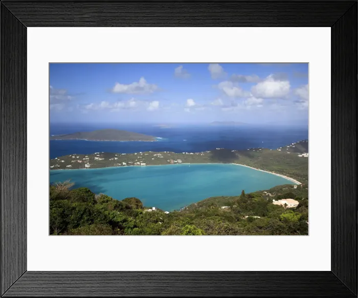 Framed Print : Caribbean, US Virgin Islands, St. Thomas, Magens Bay