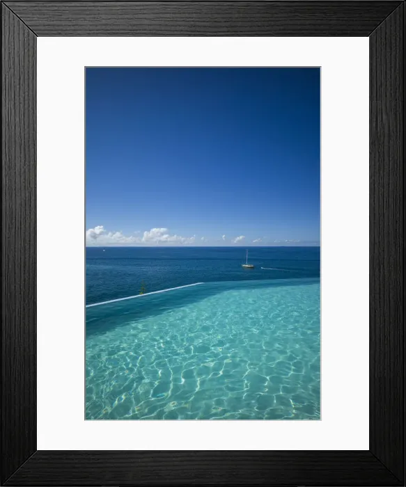 Framed Print : U. S. Virgin Islands, St. Thomas, Morningstar Bay, swimming pool Framed Print : U. S. Virgin Islands, St. Thomas, Morningstar Bay, swimming pool