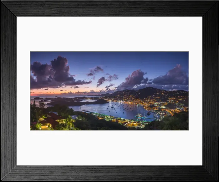 Framed Print : U. S. Virgin Islands, St. Thomas, Charlotte Amalie, Havensight Yacht Harbor Framed Print : U. S. Virgin Islands, St. Thomas, Charlotte Amalie, Havensight Yacht Harbor