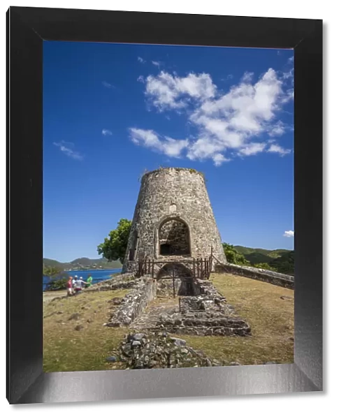 U. S. Virgin Islands, St. John, Leinster Bay, Annaberg Sugar Mill Ruins