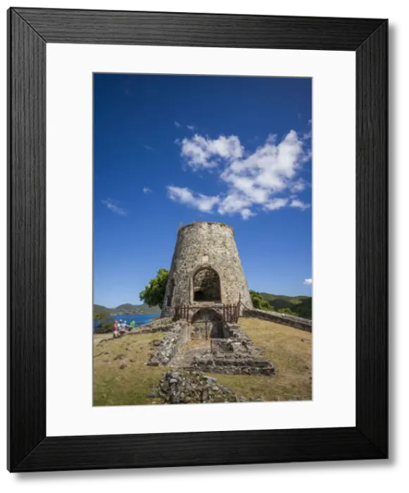 Framed Print : U. S. Virgin Islands, St. John, Leinster Bay, Annaberg Sugar Mill Ruins Framed Print : U. S. Virgin Islands, St. John, Leinster Bay, Annaberg Sugar Mill Ruins