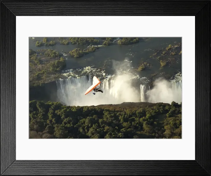 Framed Print : Victoria Falls, Zimbabwe  /  Zambia