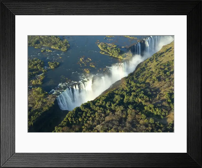 Framed Print : Victoria Falls, Zimbabwe  /  Zambia