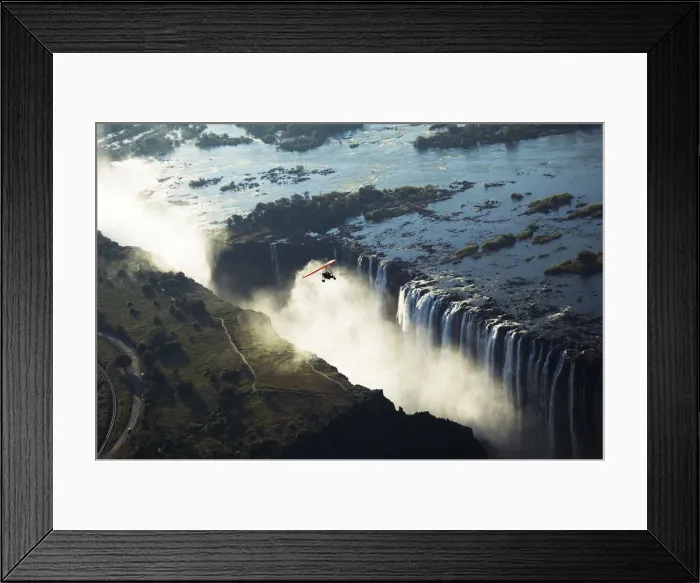 Framed Print : Victoria Falls, Zimbabwe  /  Zambia