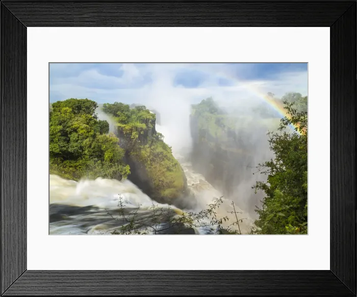 Framed Print : Victoria Falls, Zimbabwe, Africa