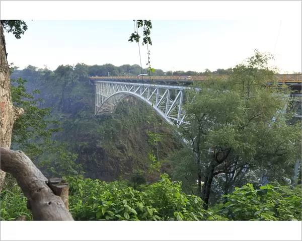 Zimbabwe, Victoria Falls, Victoria Falls Bridge linking Zambia with Zimbabwe over