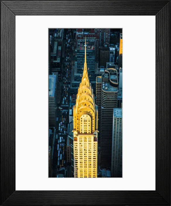 Framed Print : Chrysler Building & Lexington Avenue, Manhattan, New York City, New York, USA
