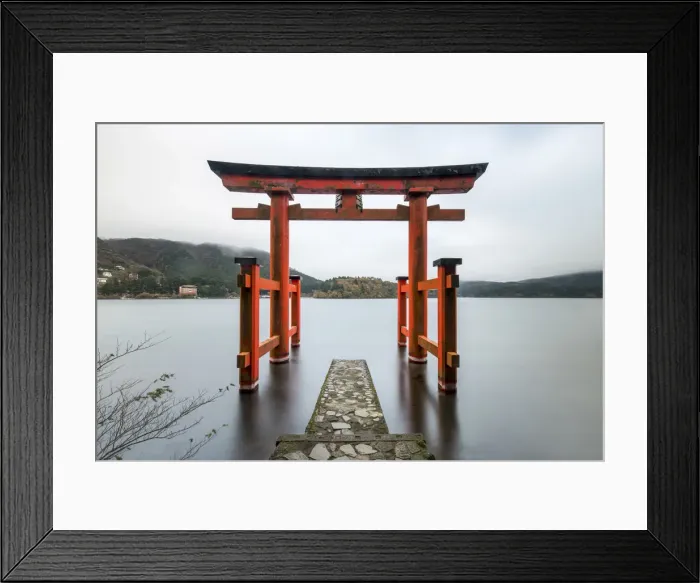 Framed Print : Torii of the Hakone Shrine at Lake Ashi, Hakone, Kanagawa Prefecture, Honshu, Japan Framed Print : Torii of the Hakone Shrine at Lake Ashi, Hakone, Kanagawa Prefecture, Honshu, Japan