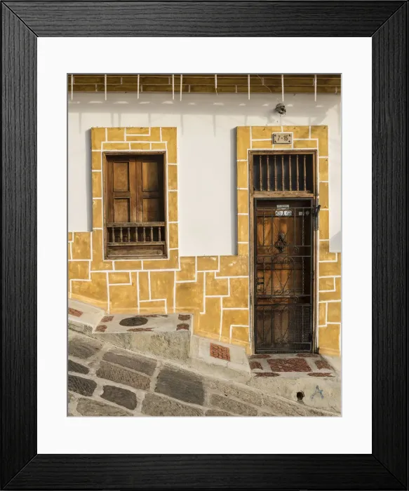 Framed Print : Street scene, San Gil, Santander, Colombia, South America Framed Print : Street scene, San Gil, Santander, Colombia, South America