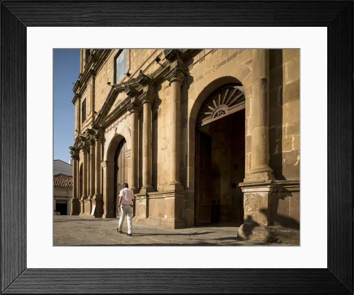Framed Print : Catedral de la Santa Cruz, San Gil, Santander, Colombia, South America Framed Print : Catedral de la Santa Cruz, San Gil, Santander, Colombia, South America