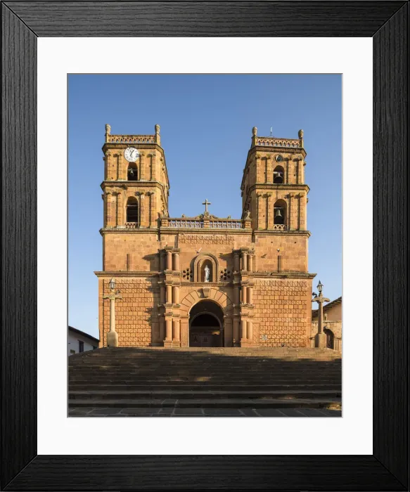 Framed Print : Cathedral of Barichara at Dawn, Barichara, Santander, Colombia, South America Framed Print : Cathedral of Barichara at Dawn, Barichara, Santander, Colombia, South America