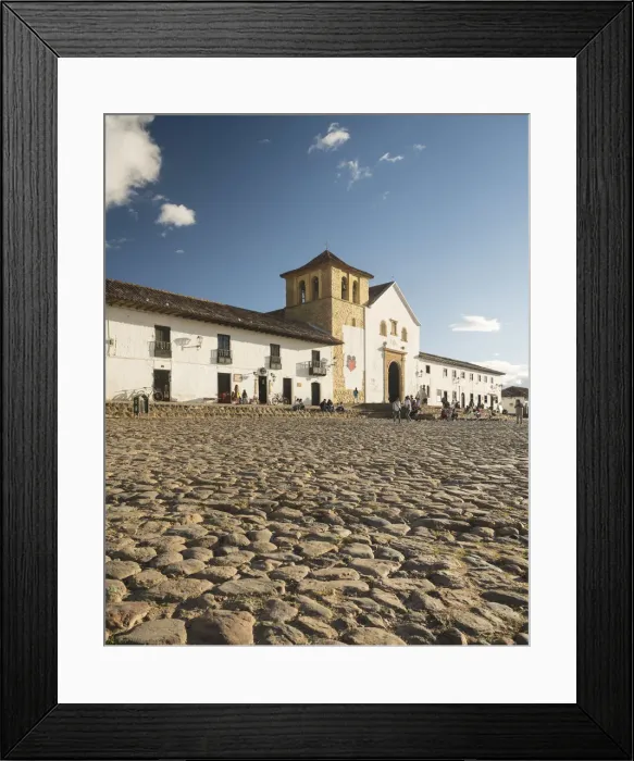 Framed Print : Plaza Mayor, Villa de Leyva, Boyaca, Colombia, South America Framed Print : Plaza Mayor, Villa de Leyva, Boyaca, Colombia, South America