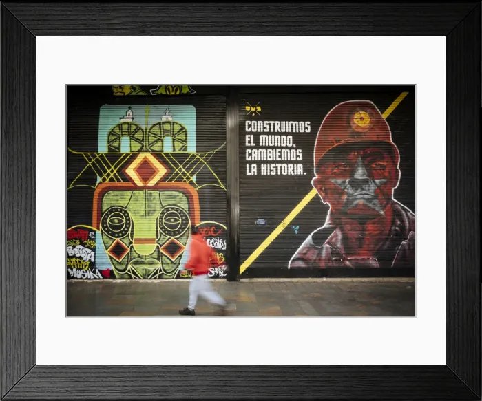 Framed Print : Wall Mural, Bogota, Cundinamarca, Colombia, South America Framed Print : Wall Mural, Bogota, Cundinamarca, Colombia, South America